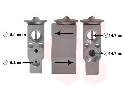 Détendeur, climatisation VAN WEZEL 51001094 VAN WEZEL 51001094: Détendeur de climatisation Subaru FORESTER 2021