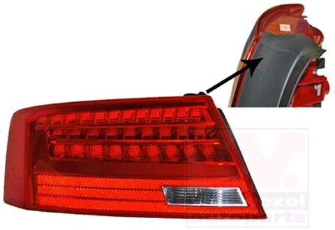 VAN WEZEL Rear light 0383925 0383925 VAN WEZEL rear lights AUDI TT