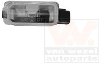 VAN WEZEL Nummerpladelys 1881920 1881920 Nummerpladelys VAN WEZEL CHEVROLET TRAILBLAZER