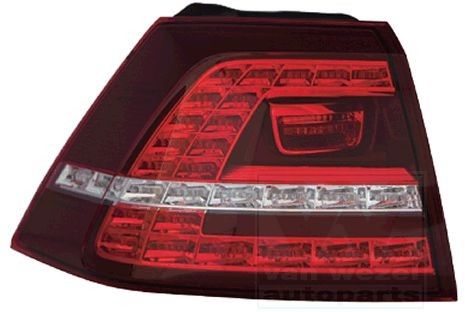 VAN WEZEL Baklykt 5766925 VAN WEZEL 5766925 Baklykter Golf VII pris