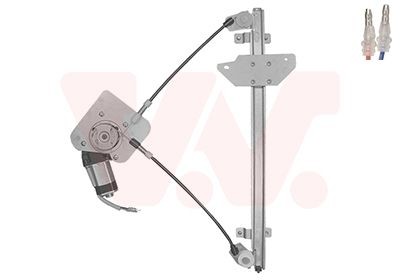 VAN WEZEL Raammechanisme 0807261 VAN WEZEL 0807261 Raam, mechaniek Audi COUPE originele