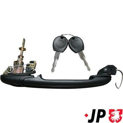 JP GROUP Deurhendel 1187101900 Opel AGILA Deurklinken JP GROUP 1187101900