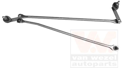 VAN WEZEL Tirante de limpa-vidros 3770230 Tirante do limpa-vidros VAN WEZEL Opel SIGNUM 3770230