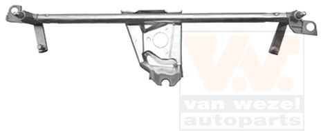 VAN WEZEL Tringlerie d'essuie-glace 5880230 Volkswagen CADDY Mecanisme d'essuie-glace VAN WEZEL 5880230
