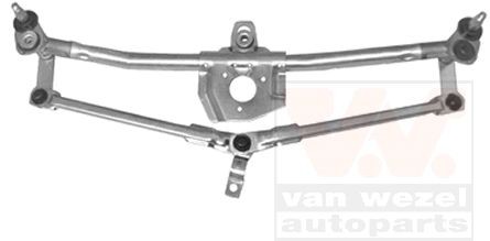 VAN WEZEL Ruitenwissermechaniek 7620230 Ruitenwisser mechaniek VAN WEZEL MPV 7620230 goedkoop