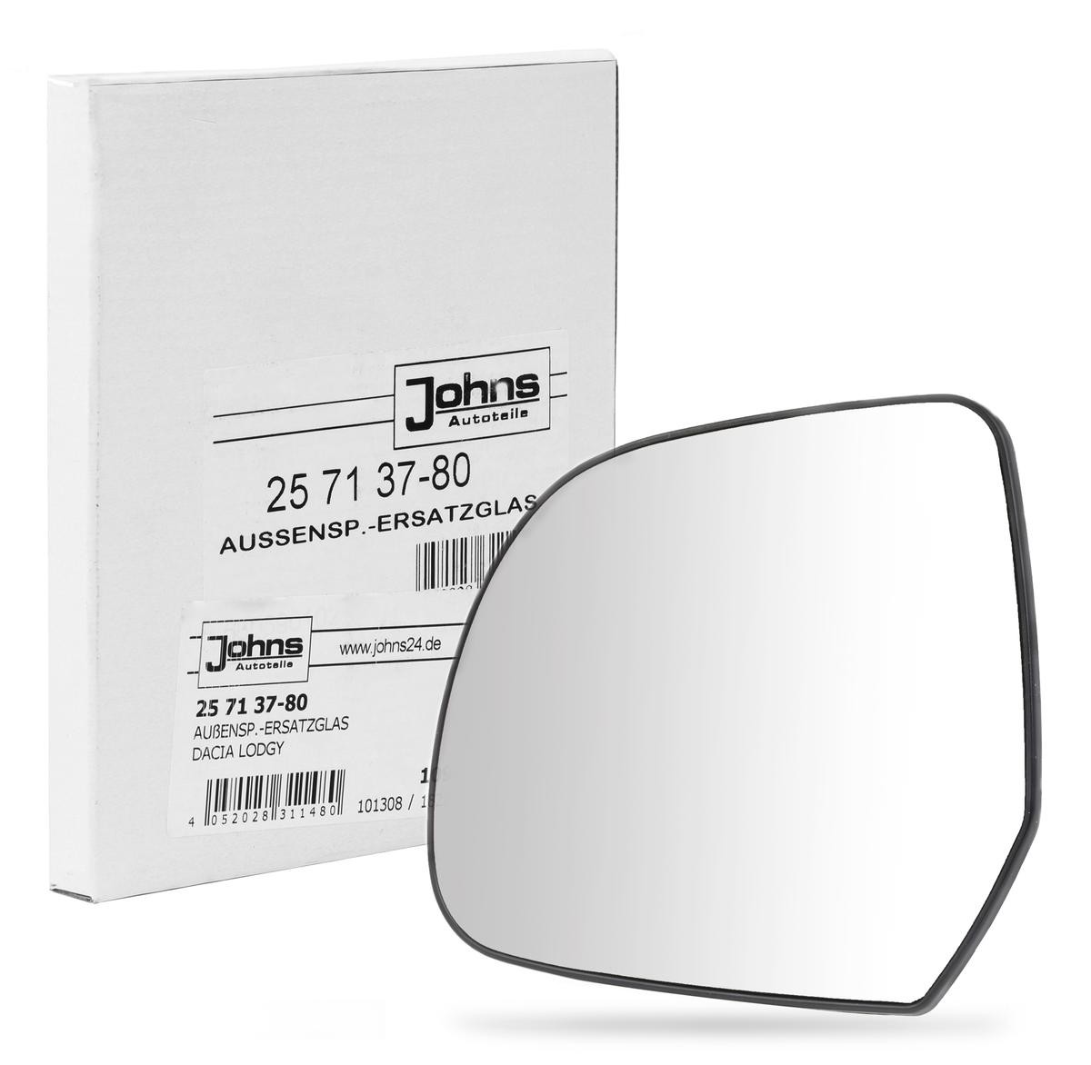 JOHNS Spiegelglas, buitenspiegel 25 71 37-80 Nissan GT-R Spiegel, glas JOHNS 25 71 37-80