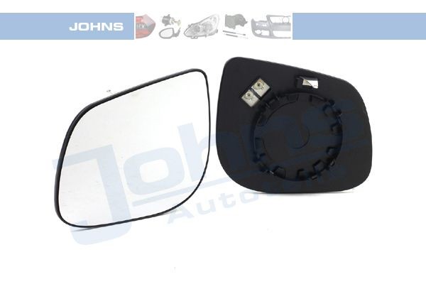JOHNS Spoguļstikls, Ārējais atpakaļskata spogulis 41 02 37-81 JOHNS 41 02 37-81 Spoguļstikls, Ārējais atpakaļskata spogulis