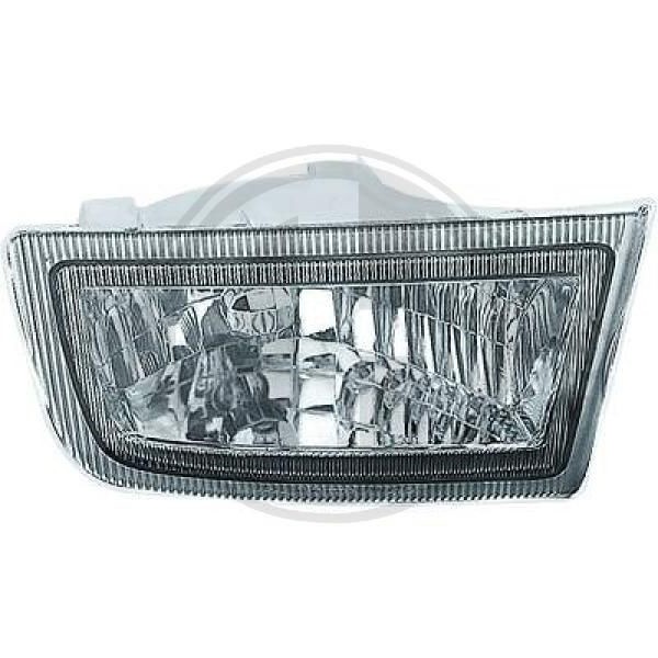 DIEDERICHS Tågelygte 6672889 Tågelys MITSUBISHI DIEDERICHS 6672889