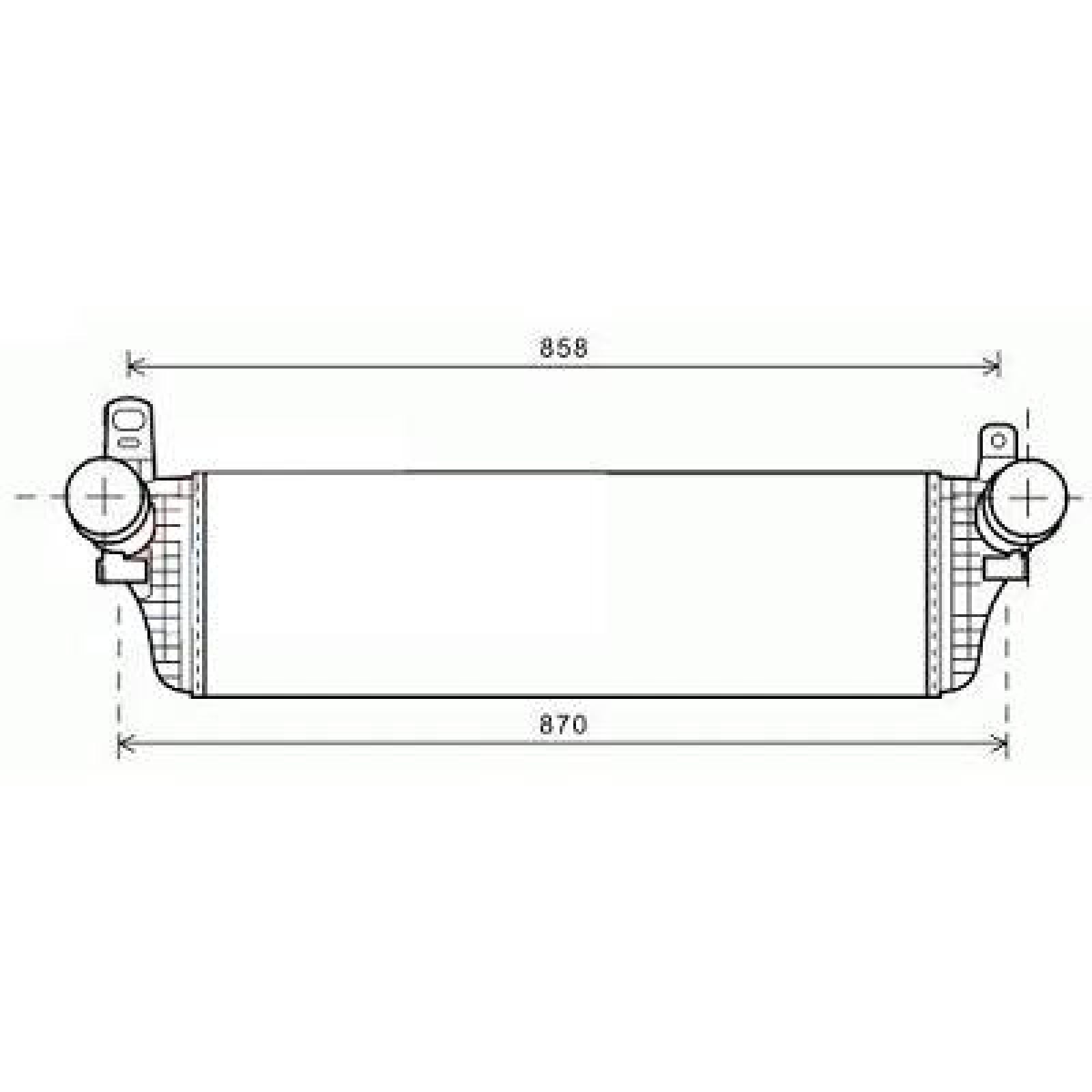 DIEDERICHS Intercooler 8227302 8227302 DIEDERICHS turbo intercooler FIAT MAREA