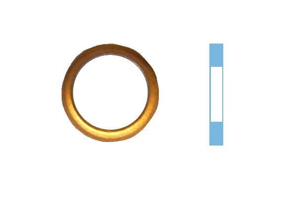 CORTECO Afdichtring, olieaftapschroef 005542S CORTECO 005542S Olie aftapplug dichting Fiat Linea 323 prijs