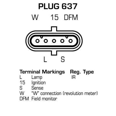 DELCO REMY Alternador 19070019 19070019 Alternador MERCEDES-BENZ Série 111 DELCO REMY