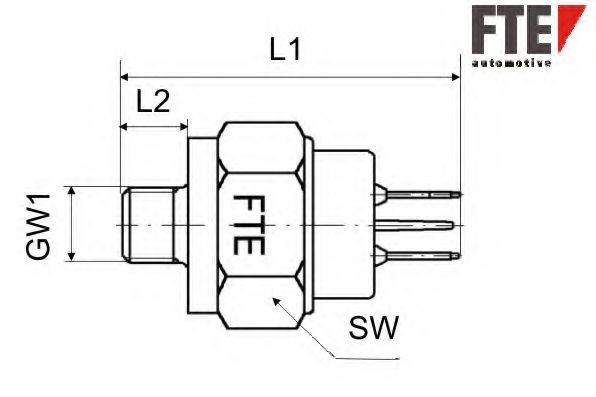 FTE Interruttore pedale freno H00006 H00006 costo Interruttore pedale freno MERCEDES-BENZ SPRINTER FTE