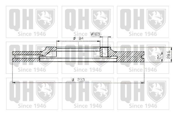 QUINTON HAZELL Piduriketas BDC4585 QUINTON HAZELL BDC4585 Piduriketas Hyundai PORTER odav