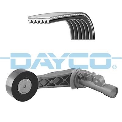 DAYCO Σετ ιμάντων poly-V KPV222 KPV222 Κιτ ιμάντα κίνησης DAYCO PEUGEOT 307