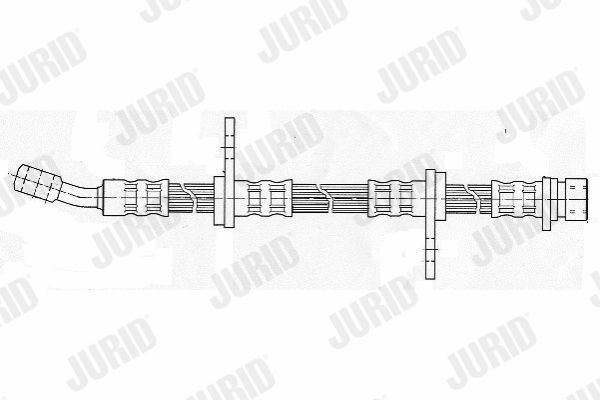 JURID Flexible de frein 172734J Honda CIVIC Durite de frein JURID 172734J