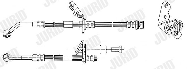 JURID Jarruletku 172941J 172941J JURID Jarruletku HONDA CIVIC