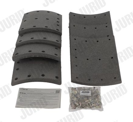 JURID Piduriklotsi komplekt, trummelpidur 1906801070 1906801070 Piduriklotside seisupidur SEAT TOLEDO JURID