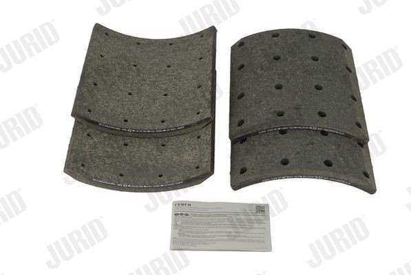 JURID Bromsbelägg, sats, trumbroms 1993301230 1993301230 JURID handbromsbackar LAND ROVER DEFENDER