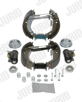 JURID Bremsesæt, trommelbremser 381024J Bremsesæt, trommelbremser JURID Toyota RAV 4 KIT EVO 381024J