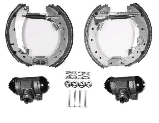 JURID Remmenset, trommelrem 381345J 381345J KIT EVO Remschijf, trommelrem PEUGEOT 207 JURID