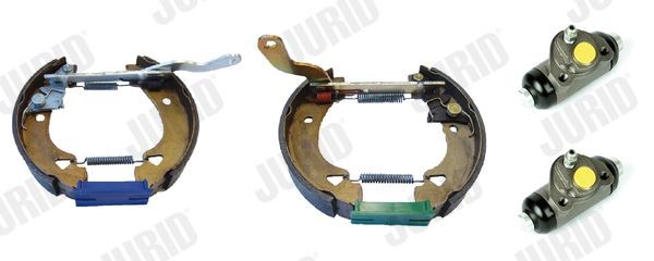 JURID Σετ φρένων, ταμπουρόφρενα 381374J JURID 381374J Σετ φρένων, ταμπουρόφρενα FIAT Uno Hatchback (146) 45 0.9 46 PS 1988