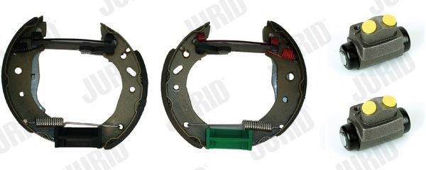 JURID Remmenset, trommelrem 381393J Ford FOCUS Trommelrem JURID KIT EVO 381393J