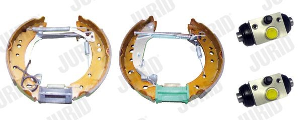JURID Bremžu komplekts, Trumuļu bremzes 381429J 381429J KIT EVO Trumuļu bremzes CITROËN C3 JURID