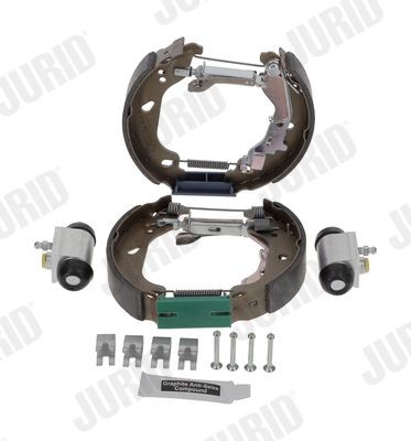 JURID Sada bŕzd, Bubnová brzda 381431J 381431J Sada bŕzd, bubnová brzda JURID FIAT PANDA