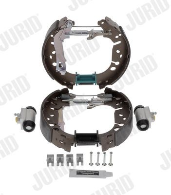 JURID Sada bŕzd, Bubnová brzda 381504J Sada bŕzd, bubnová brzda JURID Fiat PANDA KIT EVO 381504J