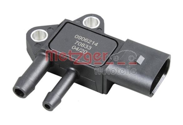 METZGER Sensor, exhaust pressure 0906214 Škoda FABIA METZGER exhaust pressure sensor 0906214