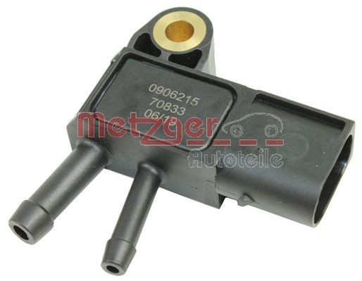 METZGER Sensori, pakokaasupaine 0906215 Smart Fortwo 453 Coupe dpf paine-eroanturi METZGER 0906215