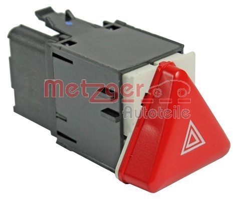 METZGER Interruptor piscas de emergência 0916291 Interruptor piscas de emergência METZGER Saab 9-3 0916291