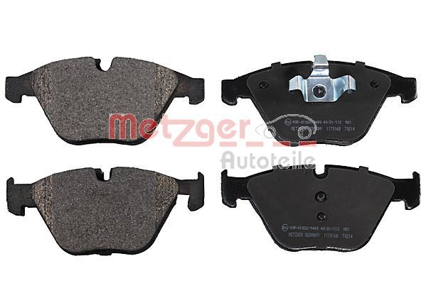 METZGER Piduriklotsid 1170168 1170168 Sport piduriklotsid BMW 1. Seeria METZGER