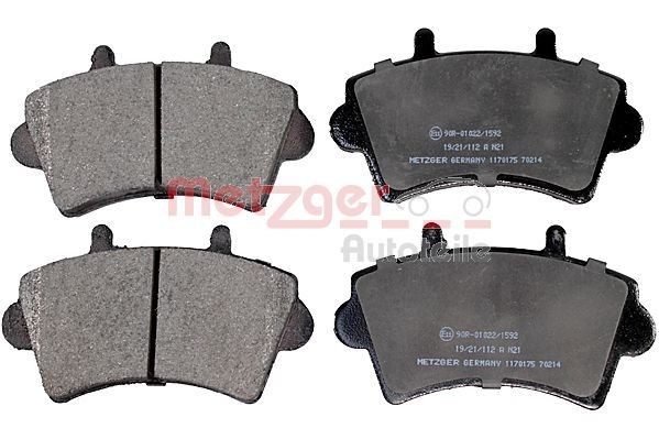 METZGER Brake pad set 1170175 NISSAN TEANA METZGER brake pads 1170175