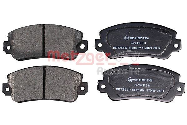 METZGER Bremseklodser 1170449 Klodser METZGER Alfa Romeo GIULIA 1170449