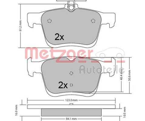METZGER Fékbetét készlet, tárcsafék 1170470 Sport fékbetét METZGER 1170470 olcsó