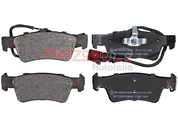METZGER Kit pastiglie freni 1170560 1170560 costo Pastiglie dei freni METZGER Volkswagen TIGUAN