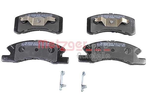 METZGER Remblokken 1170767 1170767 Remblok MITSUBISHI SPACE WAGON METZGER