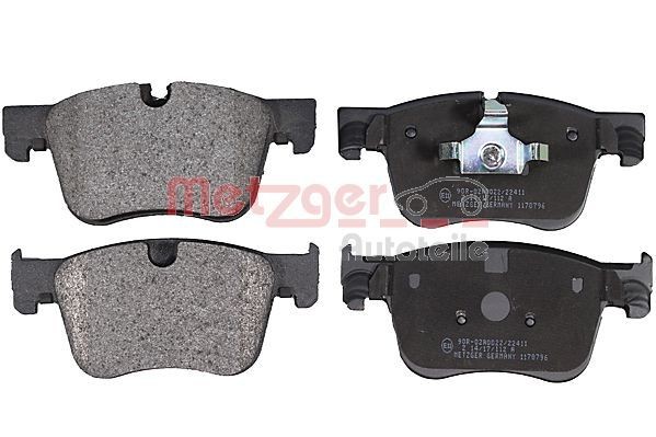 METZGER Kit pastiglie freni 1170796 1170796 METZGER Pastiglie freno sportive PEUGEOT prezzo