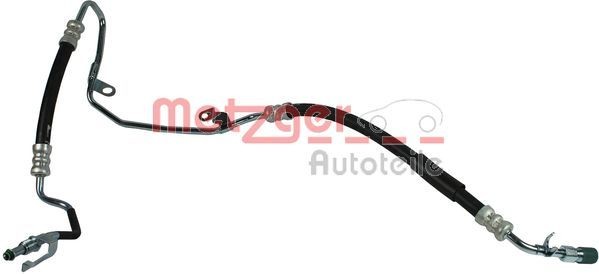 METZGER Hydraulic Hose, steering system 2361007 METZGER 2361007 Renault Latitude L70 power steering pipe replacement