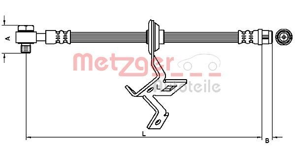 METZGER Jarruletku 4116209 Mercedes-Benz W163 Jarruletku 4116209 METZGER