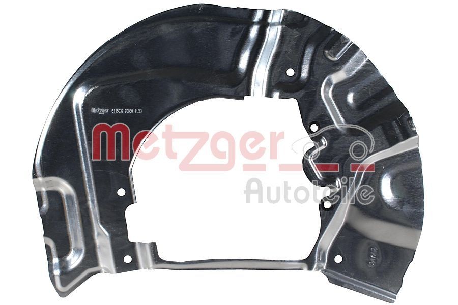 METZGER Έλασμα πιτσιλίσματος, δισκόπλακα 6115032 Λαμαρινένιο προστατευτικό METZGER Alfa Romeo SPIDER 6115032