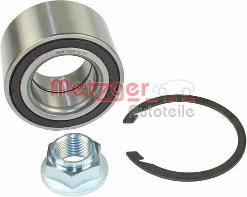 METZGER Hjullager WM 7538 Hjullagersett METZGER Mazda PREMACY WM 7538