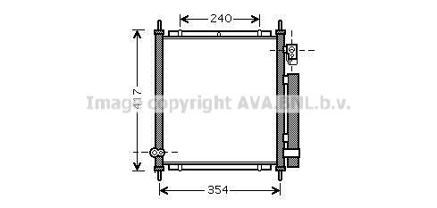 PRASCO Kondensaator, kliimaseade HD5197D Kliimaradiaator PRASCO Honda CR-Z HD5197D