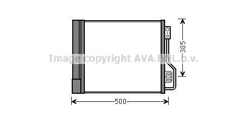 PRASCO Condensador, ar condicionado MCA5013D PRASCO MCA5013D Condensador ac Smart 451 preço