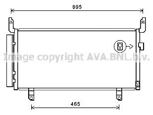 PRASCO Lauhdutin, ilmastointilaite SU5104D SU5104D PRASCO Lauhdutin SUBARU VANILLE Bussi