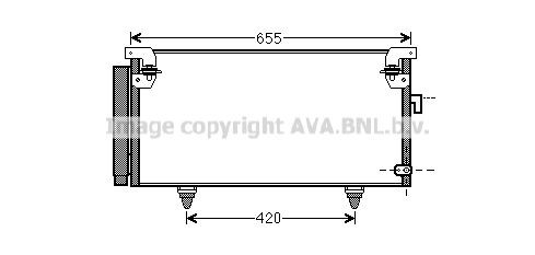 PRASCO Kondensor, klimatanläggning SUA5073D SUA5073D PRASCO kondensor ac SUBARU LEONE