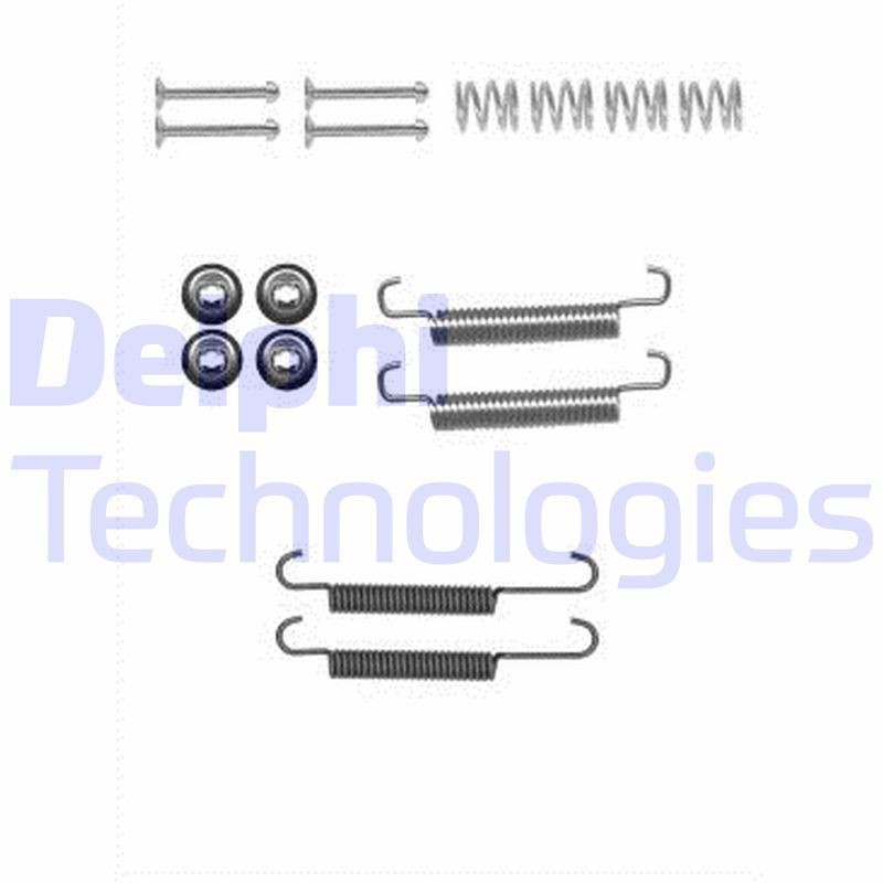 Monteringssats för bromsbackar (parkeringsbroms) DELPHI LY1384 DELPHI LY1384: Monteringssats bromsbackar Hyundai i30 2025