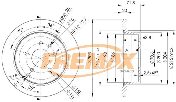 FREMAX Bremseskive BD-9049 Bremseskive FREMAX EQUINOX BD-9049 billige