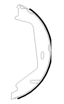 TEXTAR Handbromsbackar 91081300 91081300 TEXTAR handbromsbelägg VOLVO V90 Kombi